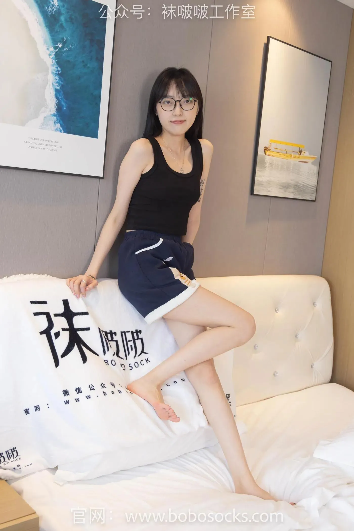 [BoBoSocks袜啵啵]NO.109 稚予-高跟鞋、裸足、裸足涂黑色指甲油剧情 [140P]插图3